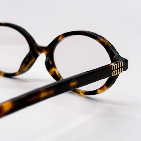 NEW MU04ZS VAU08N WOMEN ROUND EYEGLASSES MIU MIU MU04ZSF VAU08N NEW SMU 04Z - Picture 9 of 12